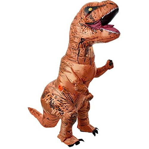 Rubies Adult The Original Inflatable Dinosaur Costume, T-Rex, Standard ...