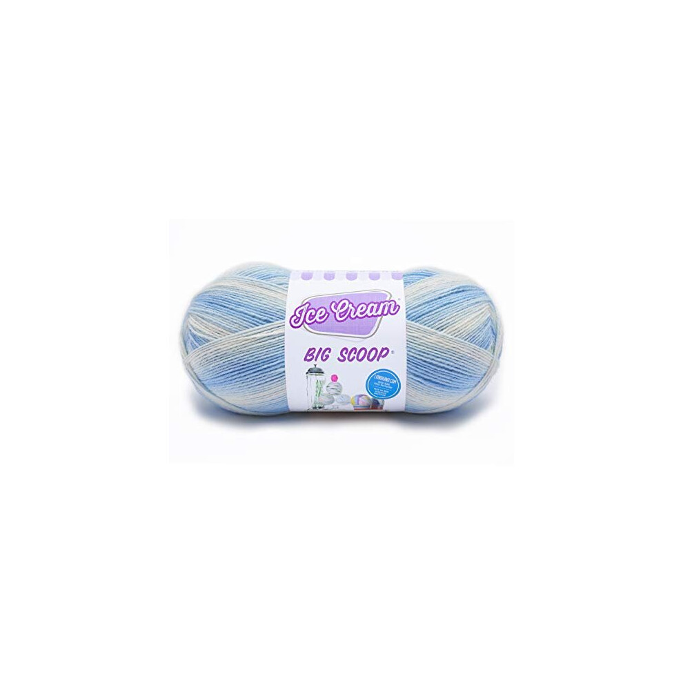 Lion Brand Yarn Ice Cream Big Scoop Yarn, Blueberry