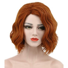 karlery Dospel eny Krtk Bob Wave Oranov paruka Halloween Cosplay Paruka Anime Kostmn Party Paruka