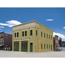 Walthers Cornerstone Ho Scale Modelo Bay Fire Cort Kit 8 x 4-7/8 x 5-1/2 """" 20,3 x 12,4 x 14cm