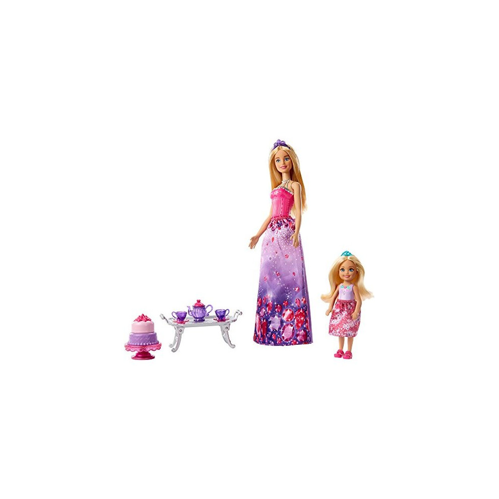 Barbie FPL88 Dreamtopia Barbie and Chelsea Dolls Play Set, Dolls Toys and Doll Accessories from 3 Years