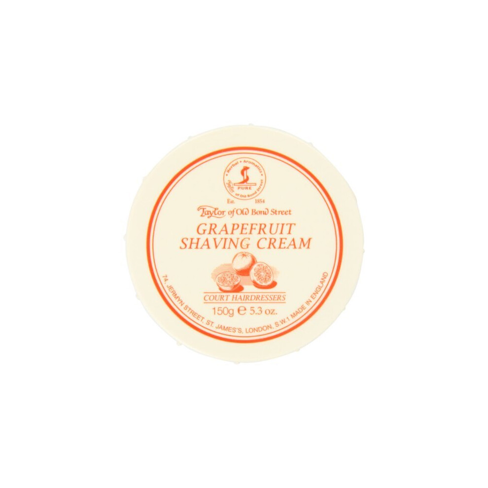 Taylor Of Old Bond S Taylor Of Old Bond Street Shaving Cream Bowl, Grapefruit, 5.3 Oz, (01017)