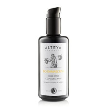 Alteya Organics Latte Detergente Cura Della Pelle Biologica Certificata 200 ML Bio Damascena Detergente Viso Pluripremiato Con Olio Di Rosa Bulga
