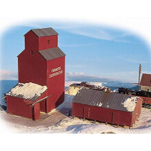 Walthers Inc. Op Kit de elevador de gr   o rural