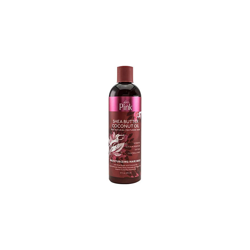 Lusters Pink Shea Butter Coconut Oil Hair Lotion, 12 Ounce