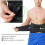 NeoTech Care Adjustable Compression Back Brace Lumbar Support Belt, Black, Size XXXL 2