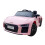 Voiture à batterie Audi R8 Spyder rose 2