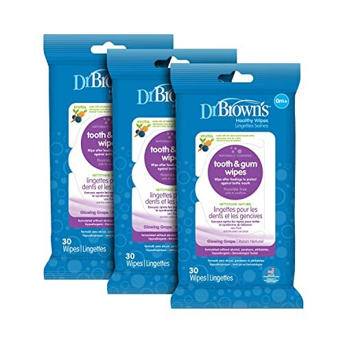 Dr. Brown's Zahn- und Zahnfleischtücher, 30 Stück, 3er-Pack