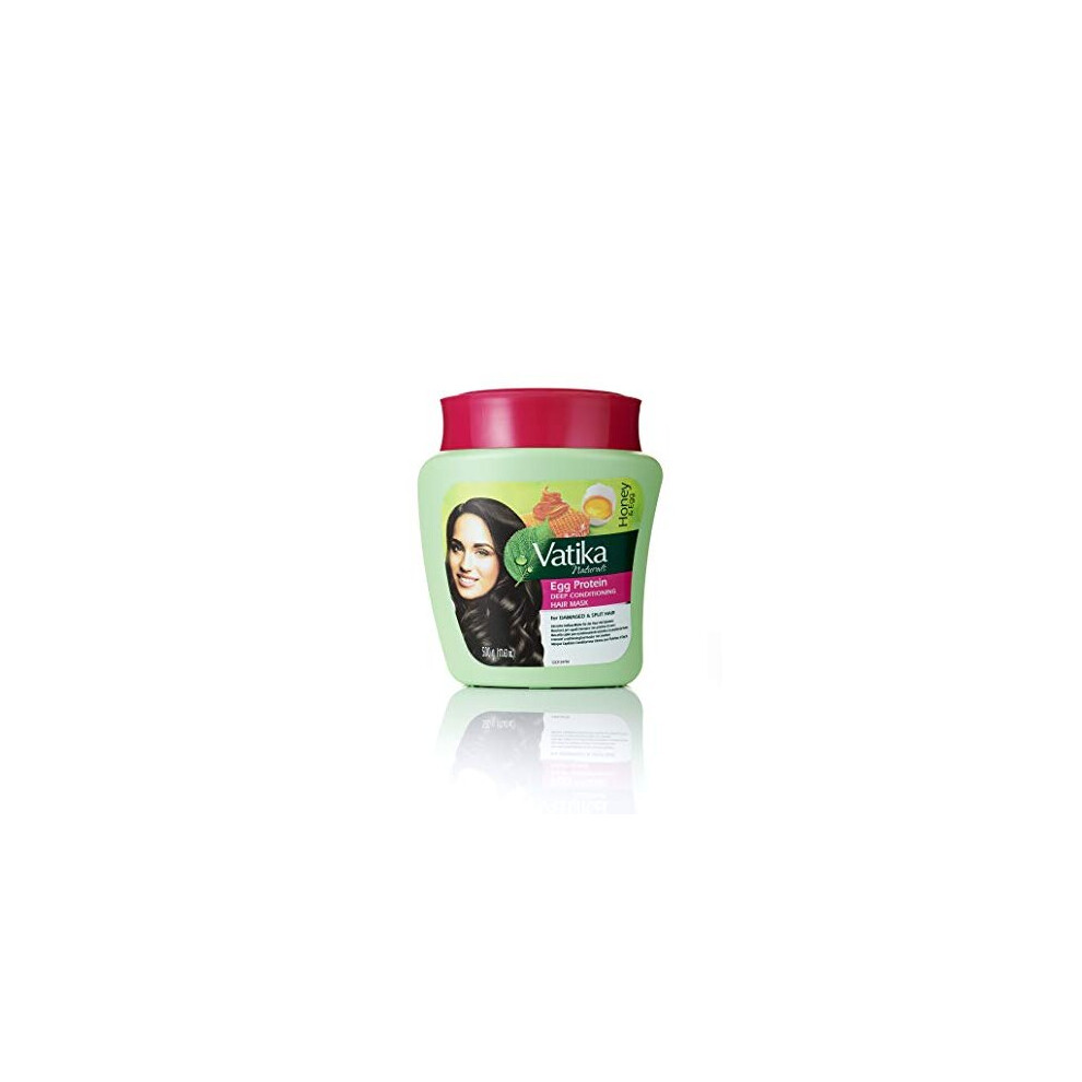 Dabur Vatika Naturals Intensive Nourishment (Egg Protein) Hair Mask, 500 Grams