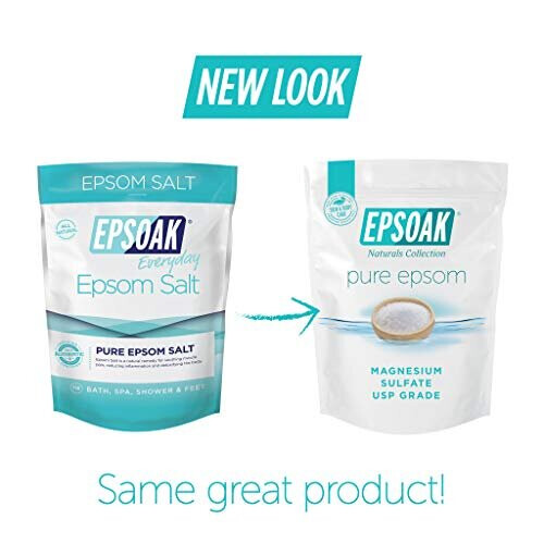 Epsoak Αλάτι Epsom 5 lb Επανασφραγιζόμενη Σακούλα, Θειικό Μαγνέσιο USP 1