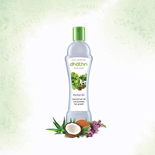 Dhathri Aceite de Hierbas para el Cuidado del Cabello - 100 ml (Pack de 2) 1