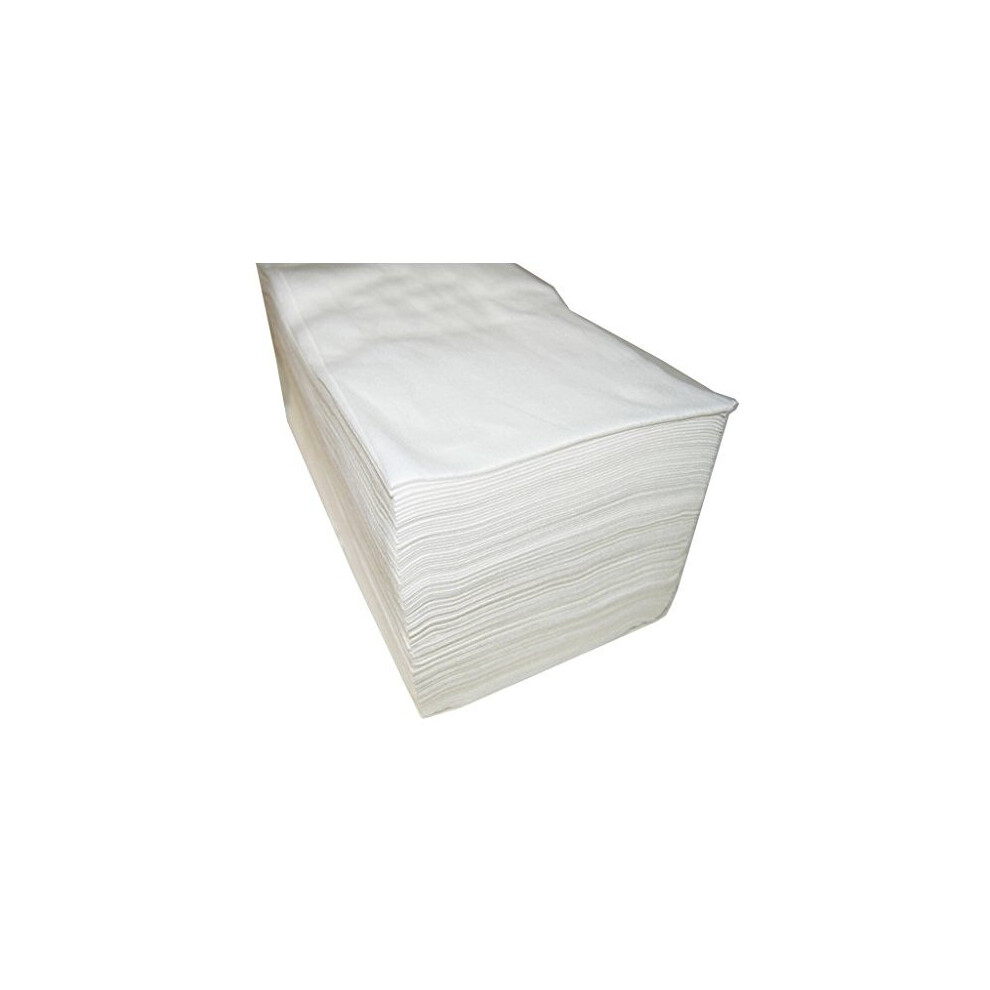 Disposable Towels Spun-Lace 40 x 80 cm, 100 Units, Hairdressing/Beauty Salon, White