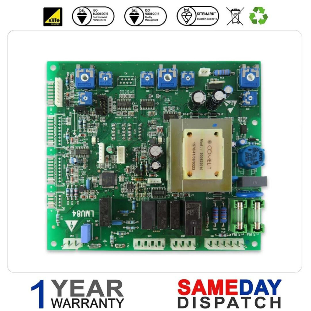 Hts Boiler Pcb Compatible With Vokera Procombi Boiler Pcb 20008307 10028558 20001116 5056511823329