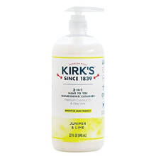 Kirk's, Nettoyant Nourrissant 3 en 1 de la Tête aux Pieds, Genièvre & Citron Vert, 32 fl oz (946 ml)