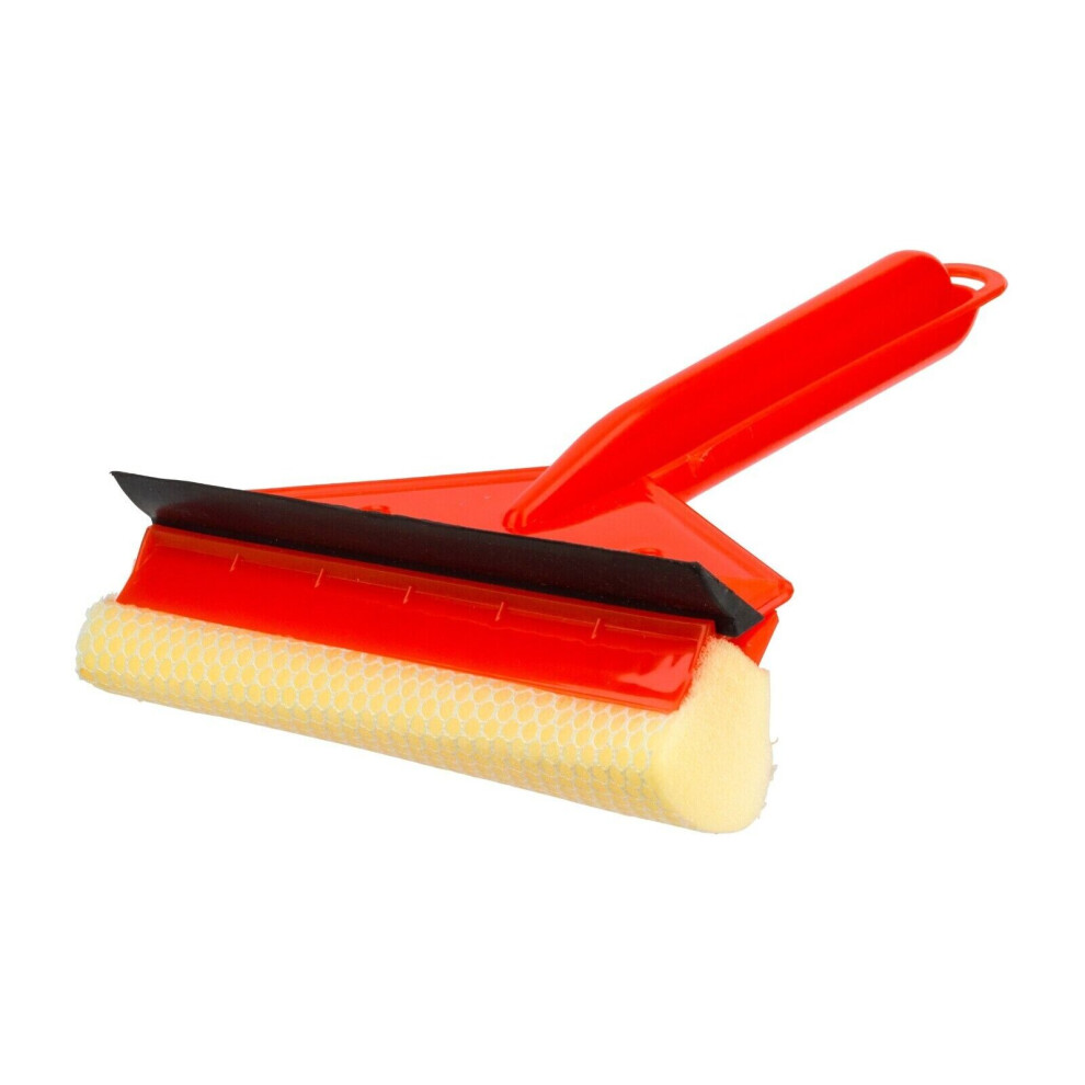 Compact Window Cleaning Squeegee Double Sided Cleaner Sponge Car