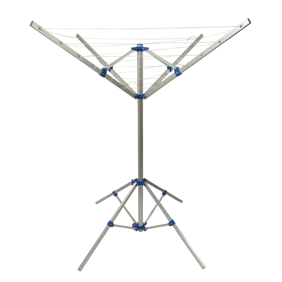 Aluminium Clothes Airer Washing Line 16M (Folding Portable Dryer)