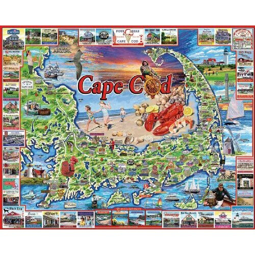 WHITE MOUNTAIN White Mountain Puzzles Cape Cod - Puzzle da 1000 pezzi
