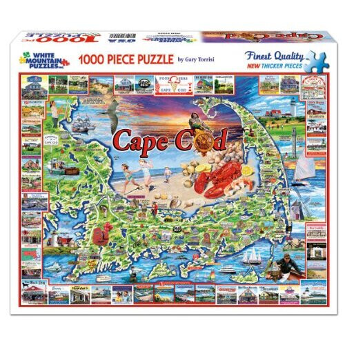 WHITE MOUNTAIN White Mountain Puzzles Cape Cod - Puzzle da 1000 pezzi 1