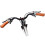 UPANBIKE Urban Road Bike Bicycle Retro Handlebar 31.8mm Moustache Shape Wide 640mm 5