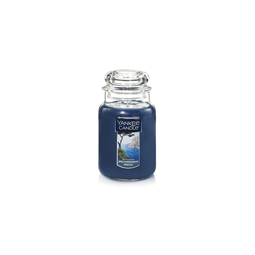 Yankee Candle Large Jar Candle, Mediterranean Breeze,1521678Z,Blue