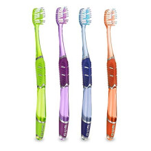 GUM Technique Deep Clean Zubní Kartáček - Kompaktní Měkký - Pro Citlivé Dásně - Extra Jemné Vlákna, 1ks (12pk)