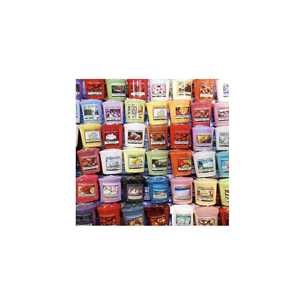 Yankee Candle Votives - Grab Bag of 10 Assorted Yankee Candle Votive Candles - Random Mixed Scents