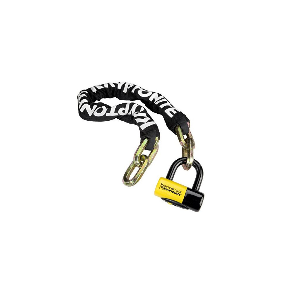 Kryptonite New York FAHGETTABOUDIT 1410 14mm Chain & New York Lock 15mm Disc Lock