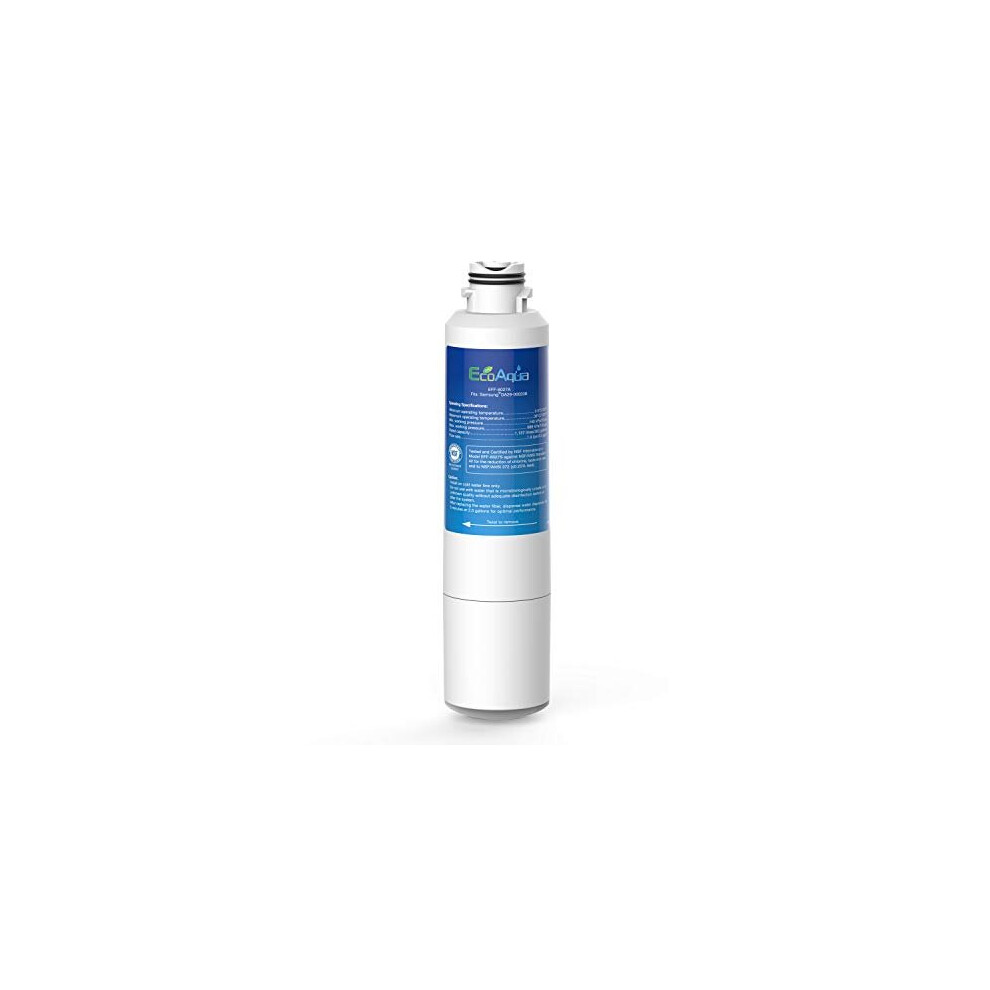 EcoAqua EFF-6027A Replacement Filter, Compatible with Samsung DA29-00020B, DA29-00020A, HAF-CIN/EXP, 46-9101 R