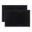 Tebery Black Mat 18" x 12" Rubber Bar Service Spill Mat ( 2 Pack ) 1