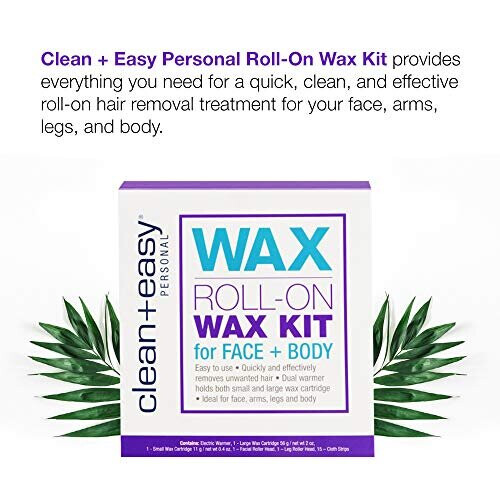 Clean + Easy Σετ Ατομικού Roll-On Κερί Αποτρίχωσης Μηχάνημα (120V) 2