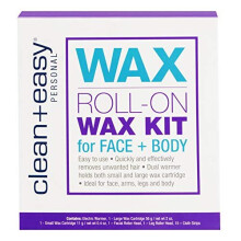 Clean + Easy Roll-On Waxer Kit voor Thuis Haarverwijdering (120V)