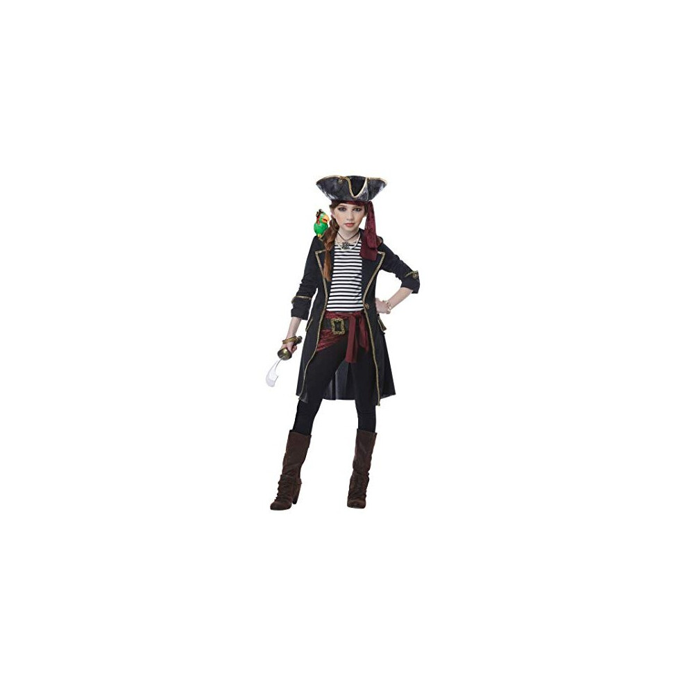 High Seas Captain Girls Costume Large