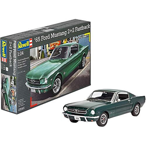 Revell Revell Germany 1965 Ford Mustang 2+2 Fastback Plastic Model Kit (1/25 Scale)