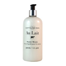 Sapone liquido per le mani Scottish Fine Soaps Au Lait - XLARGE (500 ml/17,5 oz)