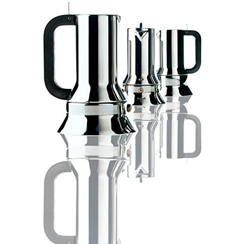 Alessi Alessi Espresso Maker 9090 by Richard Sapper, 6 Espresso Cups 1