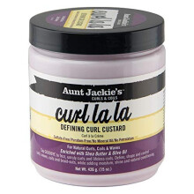 Aunt Jackies Curl La La, Lightweight Curl Defining Custard, Enriched with Shea Butter & Olive Oil, Basic, 15 O