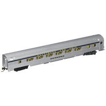 Bachmann Industries Streamline Fluted Coach com Interior Iluminado - B&O (Escala N), 85'
