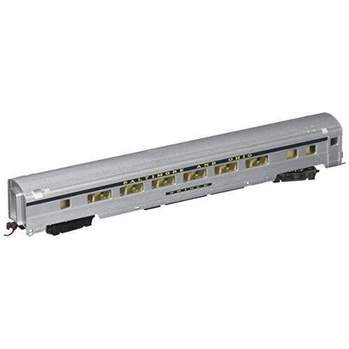 Bachmann Industries Streamline Φλουτοειδές Βαγόνι με Φωτιζόμενο Εσωτερικό - B&O (N Κλίμακα), 85'