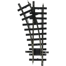 Bachmann Industries Large "G" Scale Left Manual Turnout Steel Alloy Track