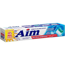 Pâte dentifrice anticavité Aim, Gel Ultra Menthe, 170 g - Pack de 6