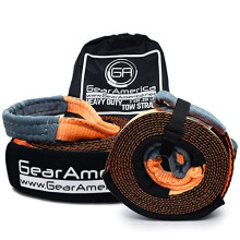 Cinghie di Traino GearAmerica 3" x 20' (2 Pezzi) Resistenti per Recupero fino a 35,053 lbs