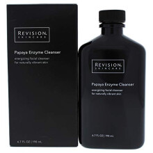 Revision Skincare Papaya Enzyme Cleanser, 6,7 fl oz - Curățare facială exfoliantă delicată cu papain pentru o piele netedă și strălucitoare