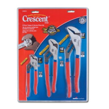 Crescent R200SET3 3 Piece 7-Inch, 10-Inch, and 12-Inch Tongue and Groove Plier Set