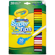 Crayola 58-8106 20CT Super Tips Washable Marker (Pack of 2)