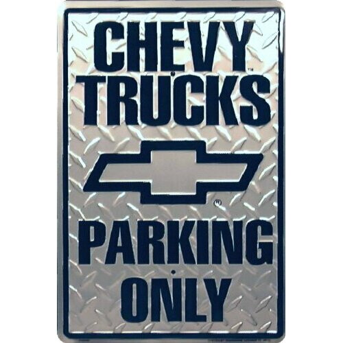 Πινακίδα Στάθμευσης Μόνο για Chevy Truck