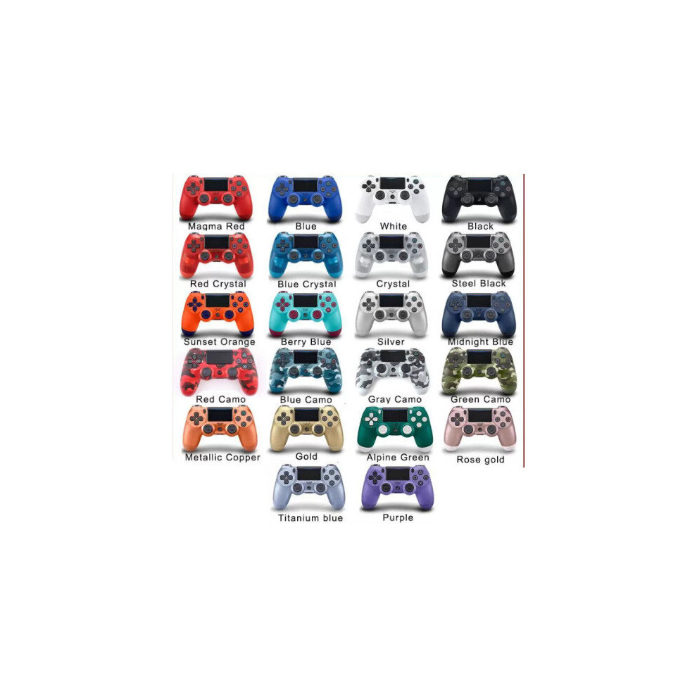 (camouflage BLUE) For Sony PS4 Controller Bluetooth-compatible Vibration Gamepad For PlayStation 4 Detroit Wireless Joystick For PS4 Games Console