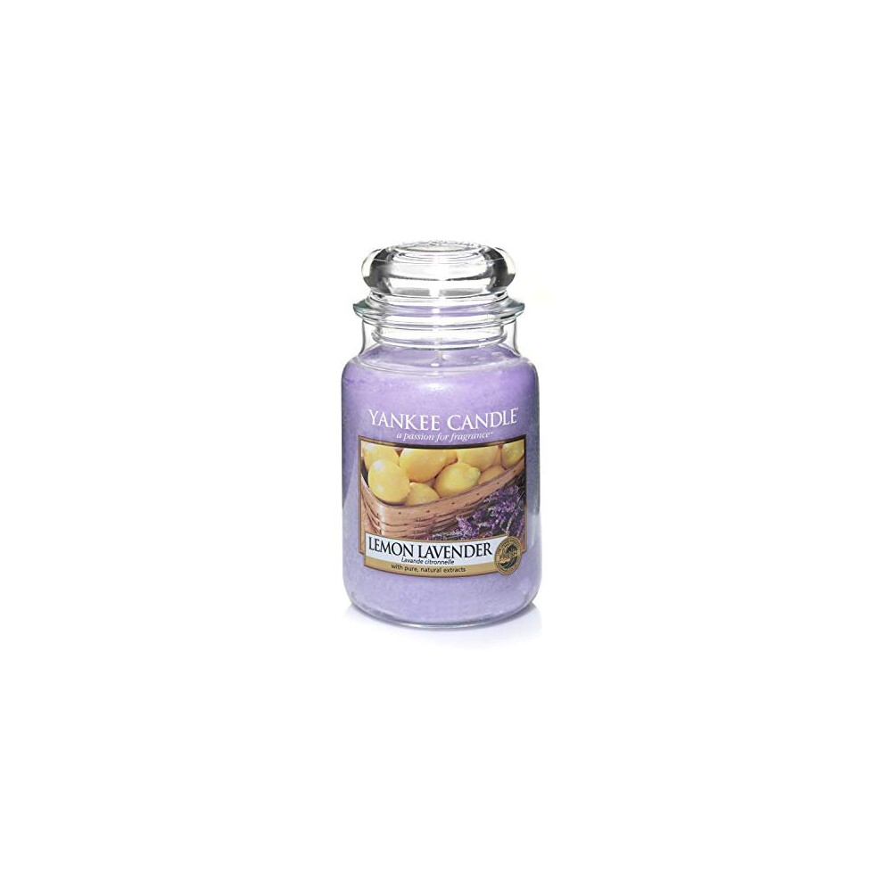 Yankee Candle 1073481Ez Large Jar Candle Lemon Lavender