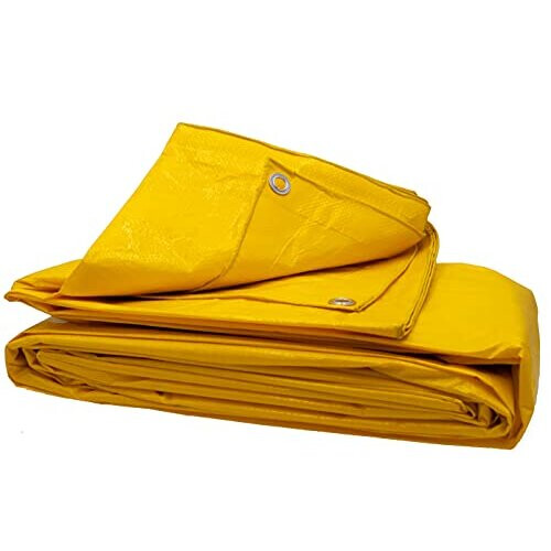 8 Ft X 10 Ft Nkyvyys Keltainen Tarpe - 3,3 Oz. 1