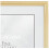 Lawrence Frames Antique Brass 8x10 Hinged Double Picture Frame - Bead Border Design 4