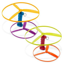 Battat  Skyrocopter  Flying Disc Toy with 2 Launchers & 4 Discs for Children Aged 3 Years Old & Up (6-Pcs),